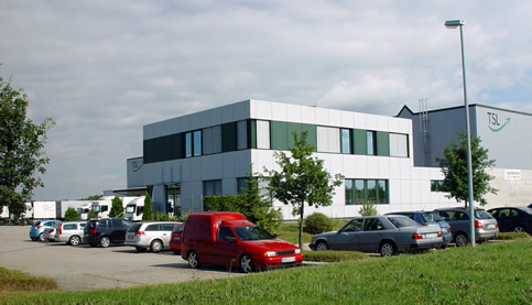 Das Gelände der TSL Logistik GmbH